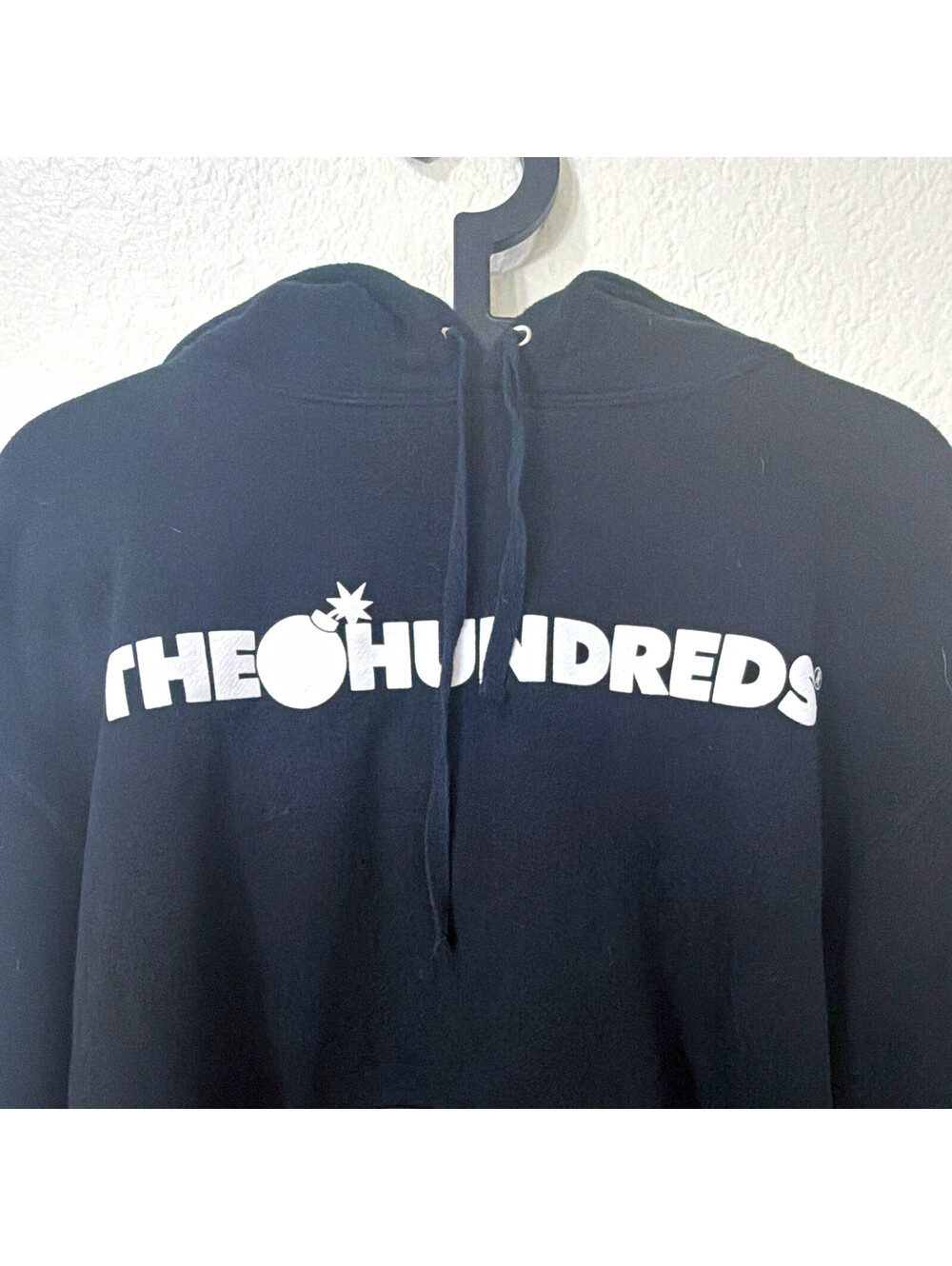 The Hundreds Black Bomb Graphic Pullover Hoodie Fleece Cotton Men's XL